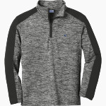 Arma Dei Academy Arma Dei Academy Sport-Tek Youth PosiCharge Electric Heather Colorblock 1/4-Zip Pullover Front Thumbnail