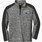 Spartans <span class="pdp-name-mascot">St. Pauls Episcopal Day School Spartans</span> Sport-Tek Youth PosiCharge Electric Heather Colorblock 1/4-Zip Pullover Front Thumbnail