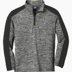 North Creek Jaguars <span class="pdp-name-mascot">North Creek Jaguars</span> Sport-Tek Youth PosiCharge Electric Heather Colorblock 1/4-Zip Pullover Front Thumbnail