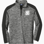 Riverside Pirates <span class="pdp-name-mascot">Riverside Pirates</span> Sport-Tek Youth PosiCharge Electric Heather Colorblock 1/4-Zip Pullover Front Thumbnail