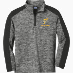 FREDERICK HIGH SCHOOL GOLDEN EAGLES <span class="pdp-name-mascot">FREDERICK GOLDEN EAGLES</span> Sport-Tek Youth PosiCharge Electric Heather Colorblock 1/4-Zip Pullover Front Thumbnail