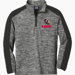 WAPAHANI HIGH SCHOOL RAIDERS Sport-Tek Youth PosiCharge Electric Heather Colorblock 1/4-Zip Pullover Front Thumbnail