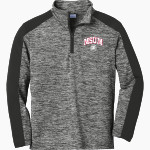MSUM Dragons <span class="pdp-name-mascot">MSUM Dragons</span> Sport-Tek Youth PosiCharge Electric Heather Colorblock 1/4-Zip Pullover Front Thumbnail