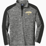 STREAMWOOD HIGH SCHOOL SABRES <span class="pdp-name-mascot">STREAMWOOD SABRES</span> Sport-Tek Youth PosiCharge Electric Heather Colorblock 1/4-Zip Pullover Front Thumbnail