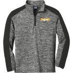 Goldsboro Cougars <span class="pdp-name-mascot">Goldsboro Cougars</span> Sport-Tek Youth PosiCharge Electric Heather Colorblock 1/4-Zip Pullover Front Thumbnail
