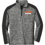 BILLINGS SENIOR HIGH SCHOOL BRONCS <span class="pdp-name-mascot">BILLINGS BRONCS</span> Sport-Tek Youth PosiCharge Electric Heather Colorblock 1/4-Zip Pullover Front Thumbnail