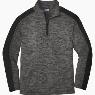 Sport-Tek Youth PosiCharge Electric Heather Colorblock 1/4-Zip Pullover