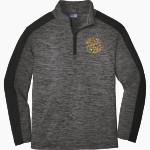 Fuentes Eagles <span class="pdp-name-mascot">Fuentes Eagles</span> Sport-Tek Youth PosiCharge Electric Heather Colorblock 1/4-Zip Pullover Front Thumbnail