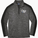 Traders Point Knights <span class="pdp-name-mascot">Traders Point KnightS</span> Sport-Tek Youth PosiCharge Electric Heather Colorblock 1/4-Zip Pullover Front Thumbnail