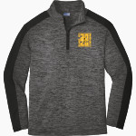 Roosevelt Roughriders <span class="pdp-name-mascot">Roosevelt Riders</span> Sport-Tek Youth PosiCharge Electric Heather Colorblock 1/4-Zip Pullover Front Thumbnail
