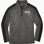 Aldo Leopold Aldo Leopold <span class="pdp-name-mascot">Aldo Leopold</span> Sport-Tek Youth PosiCharge Electric Heather Colorblock 1/4-Zip Pullover Front Thumbnail