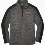 Rapids Softball Rapids Softball <span class="pdp-name-mascot">Rapids Softball</span> Sport-Tek Youth PosiCharge Electric Heather Colorblock 1/4-Zip Pullover Front Thumbnail