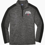 John Swett High School Online Apparel Store Sport-Tek Youth PosiCharge Electric Heather Colorblock 1/4-Zip Pullover Front Thumbnail