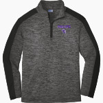 UPSON-LEE High School Knights <span class="pdp-name-mascot">Upson Lee Knights</span> Sport-Tek Youth PosiCharge Electric Heather Colorblock 1/4-Zip Pullover Front Thumbnail