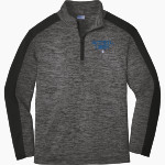 Nonnewaug Chiefs Sport-Tek Youth PosiCharge Electric Heather Colorblock 1/4-Zip Pullover Front Thumbnail