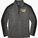 Camp Kawaga Sideline Store <span class="pdp-name-mascot">Camp Kawaga</span> Sport-Tek Youth PosiCharge Electric Heather Colorblock 1/4-Zip Pullover Front Thumbnail