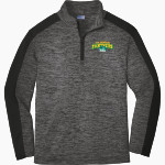 San Domenico Panthers <span class="pdp-name-mascot">San Domenico Panthers</span> Sport-Tek Youth PosiCharge Electric Heather Colorblock 1/4-Zip Pullover Front Thumbnail