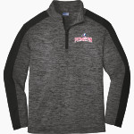 NORTHLAND Pioneers Sport-Tek Youth PosiCharge Electric Heather Colorblock 1/4-Zip Pullover Front Thumbnail