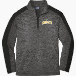 FOUNDATION ACADEMY Knights <span class="pdp-name-mascot">FOUNDATION ACADEMY CHARTER SCHOOL Knights</span> Sport-Tek Youth PosiCharge Electric Heather Colorblock 1/4-Zip Pullover Front Thumbnail