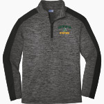 Martin Luther Spartans Sport-Tek Youth PosiCharge Electric Heather Colorblock 1/4-Zip Pullover Front Thumbnail