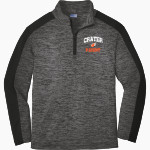 Crater Comets <span class="pdp-name-mascot">Crater Comets</span> Sport-Tek Youth PosiCharge Electric Heather Colorblock 1/4-Zip Pullover Front Thumbnail