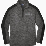 Boulder Rockies Online Store <span class="pdp-name-mascot">Boulder Rockies</span> Sport-Tek Youth PosiCharge Electric Heather Colorblock 1/4-Zip Pullover Front Thumbnail