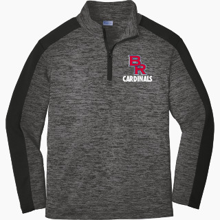 Sport-Tek Youth PosiCharge Electric Heather Colorblock 1/4-Zip Pullover