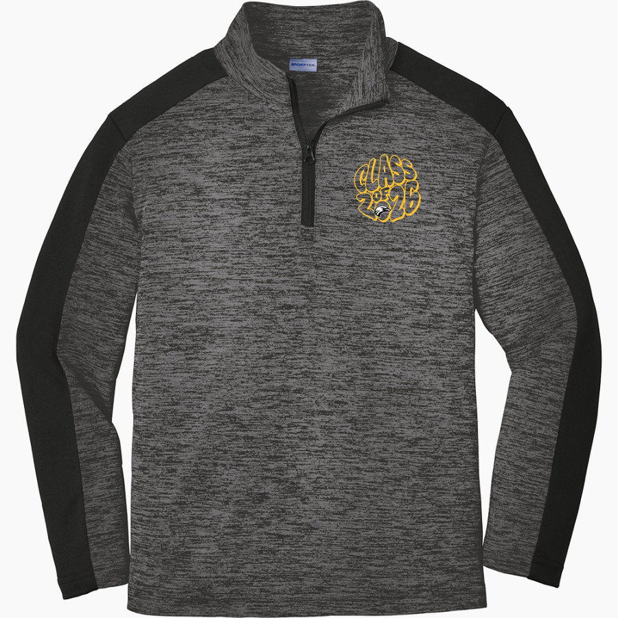 Fuentes Eagles <span class="pdp-name-mascot">Fuentes Eagles</span> Sport-Tek Youth PosiCharge Electric Heather Colorblock 1/4-Zip Pullover