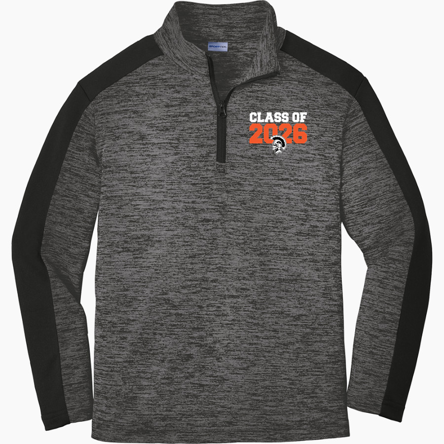 SEWARD official sideline store <span class="pdp-name-mascot">Florida UFSD Spartans</span> Sport-Tek Youth PosiCharge Electric Heather Colorblock 1/4-Zip Pullover