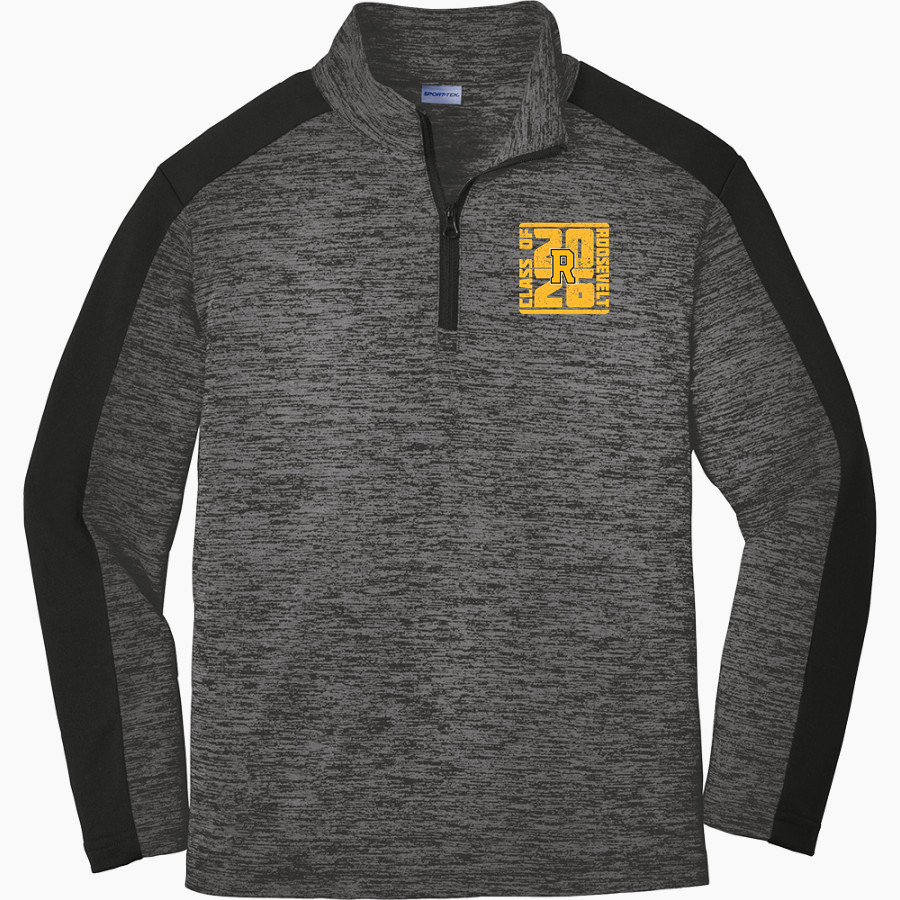 Roosevelt Roughriders <span class="pdp-name-mascot">Roosevelt Riders</span> Sport-Tek Youth PosiCharge Electric Heather Colorblock 1/4-Zip Pullover