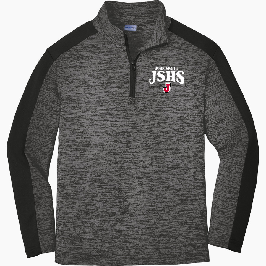 John Swett High School Online Apparel Store Sport-Tek Youth PosiCharge Electric Heather Colorblock 1/4-Zip Pullover