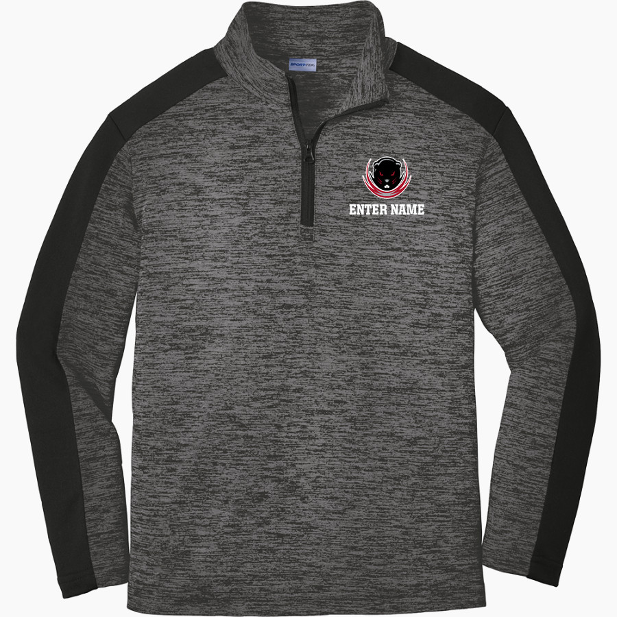 Massachusetts Institute of Technology Sport-Tek Youth PosiCharge Electric Heather Colorblock 1/4-Zip Pullover