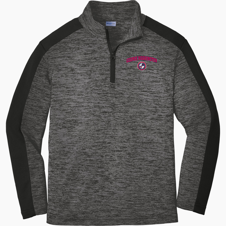 GEORGE WASHINGTON HIGH SCHOOL PATRIOTS Sport-Tek Youth PosiCharge Electric Heather Colorblock 1/4-Zip Pullover