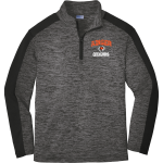 Ainger Cougars <span class="pdp-name-mascot">Ainger Cougars</span> Sport-Tek Youth PosiCharge Electric Heather Colorblock 1/4-Zip Pullover Front Thumbnail