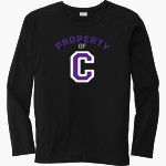 Cornell Rams <span class="pdp-name-mascot">Cornell Rams</span> Sport-Tek Youth Posi-UV Pro Long Sleeve T-Shirt Front Thumbnail