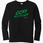 Community College of Rhode Island Knights <span class="pdp-name-mascot">COMMUNITY COLLEGE OF RHODE ISLAND Knights</span> Sport-Tek Youth Posi-UV Pro Long Sleeve T-Shirt Front Thumbnail