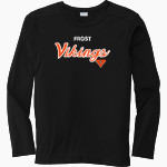 Frost Vikings Sport-Tek Youth Posi-UV Pro Long Sleeve T-Shirt Front Thumbnail