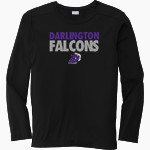 DARLINGTON HIGH SCHOOL FALCONS Sport-Tek Youth Posi-UV Pro Long Sleeve T-Shirt Front Thumbnail