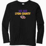LYON COUNTY HIGH SCHOOL LYONS Sport-Tek Youth Posi-UV Pro Long Sleeve T-Shirt Front Thumbnail