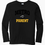 METRO ACADEMIC & CLASSICAL HIGH SCHOOL Online Store <span class="pdp-name-mascot">METRO ACADEMY & CLASSICAL METRO PANTHERS</span> Sport-Tek Youth Posi-UV Pro Long Sleeve T-Shirt Front Thumbnail