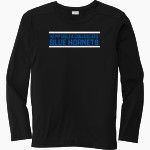 Kipp Delta Collegiate Blue Hornets <span class="pdp-name-mascot">Kipp Delta Collegiate Blue Hornets</span> Sport-Tek Youth Posi-UV Pro Long Sleeve T-Shirt Front Thumbnail