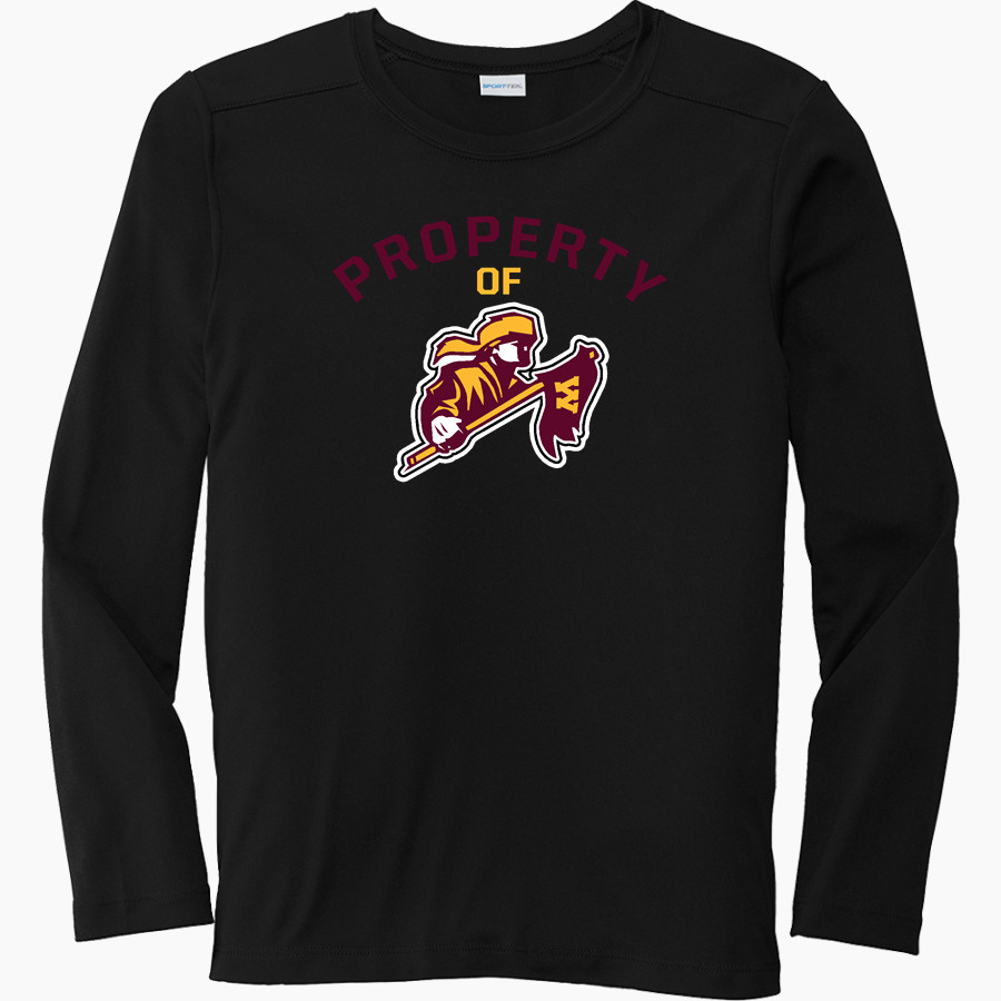 WICHITA WEST HIGH SCHOOL PIONEERS <span class="pdp-name-mascot">WICHITA WEST PIONEERS</span> Sport-Tek Youth Posi-UV Pro Long Sleeve T-Shirt
