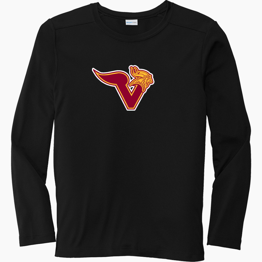 VOORHEES VIKINGS official sideline store Sport-Tek Youth Posi-UV Pro Long Sleeve T-Shirt
