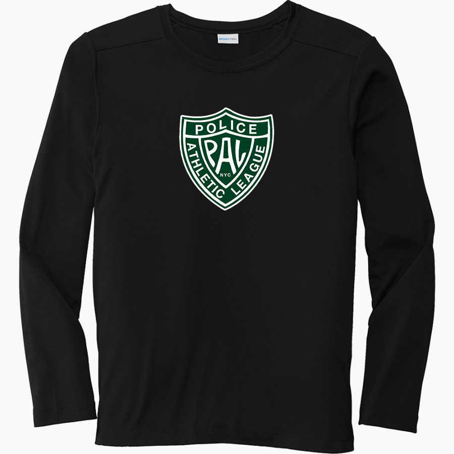 NYC Police Athletic League Online Store <span class="pdp-name-mascot">New York City PAL</span> Sport-Tek Youth Posi-UV Pro Long Sleeve T-Shirt