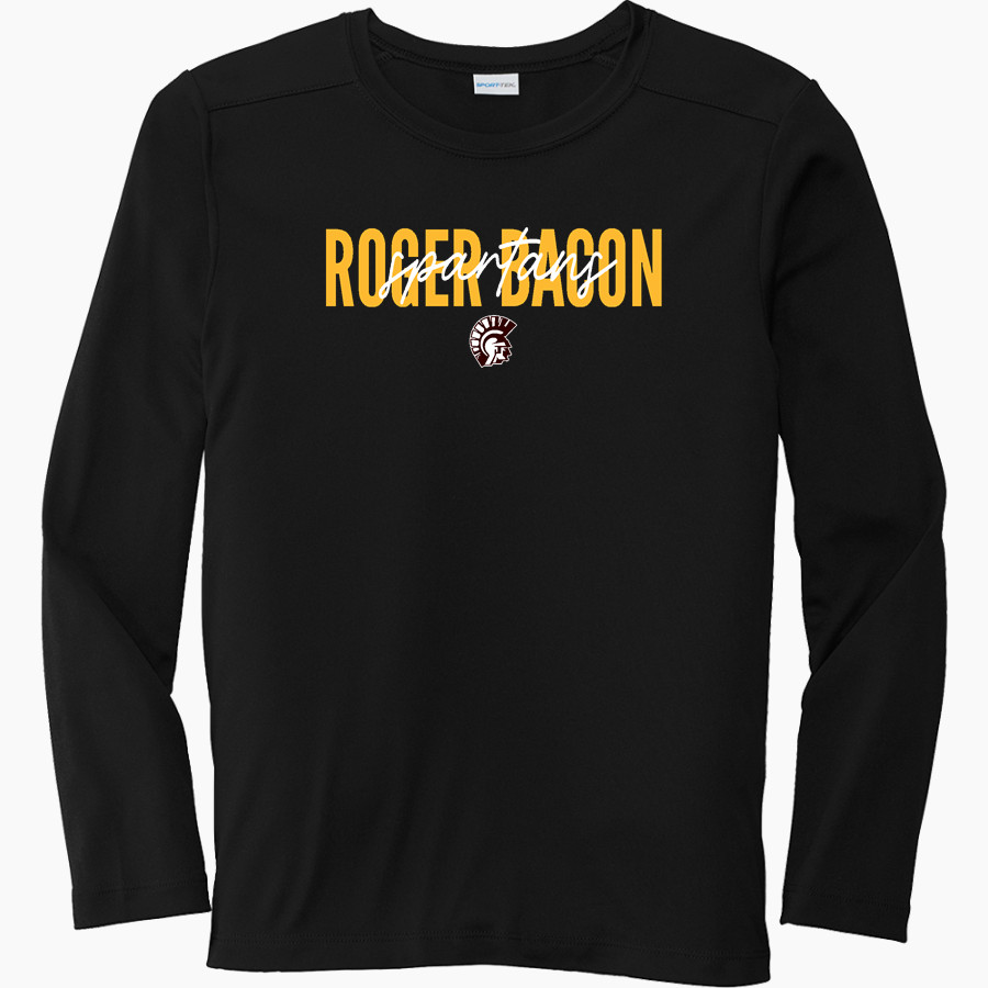 Roger Bacon Spartans <span class="pdp-name-mascot">Roger Bacon Spartans</span> Sport-Tek Youth Posi-UV Pro Long Sleeve T-Shirt