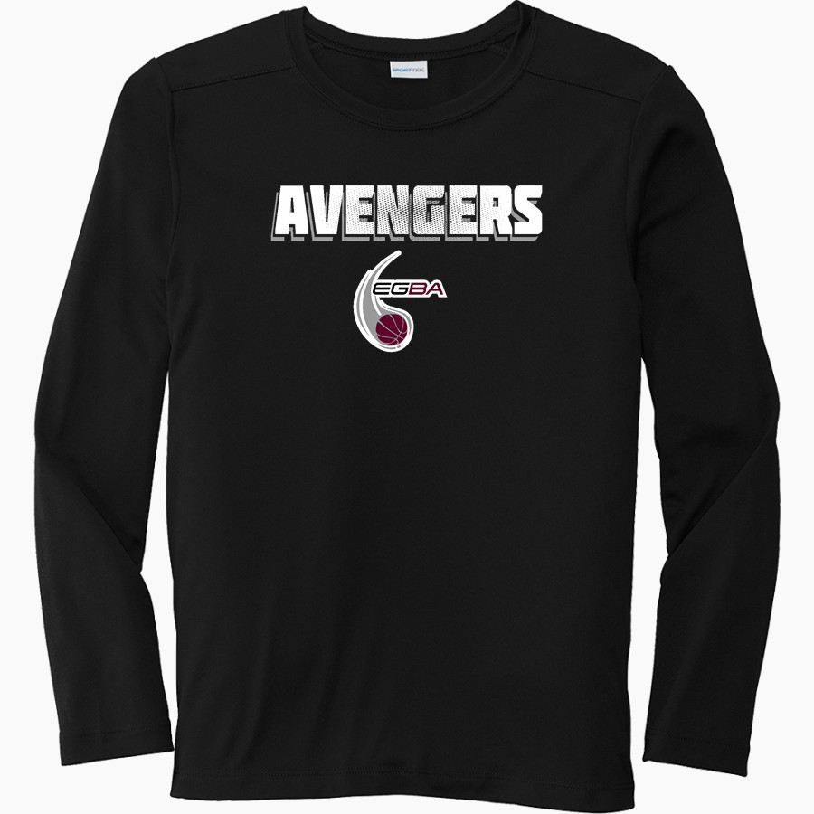 EGBA Avengers Sport-Tek Youth Posi-UV Pro Long Sleeve T-Shirt