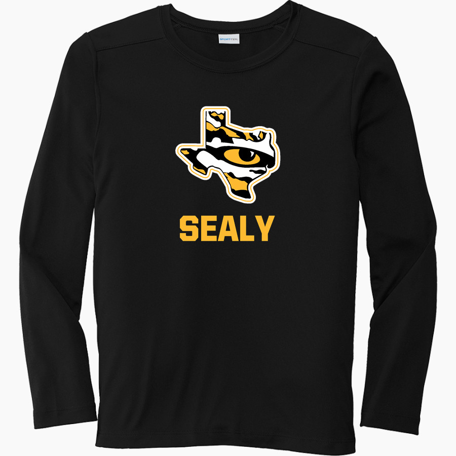 SEALY HIGH SCHOOL TIGERS <span class="pdp-name-mascot">SEALY TIGERS</span> Sport-Tek Youth Posi-UV Pro Long Sleeve T-Shirt
