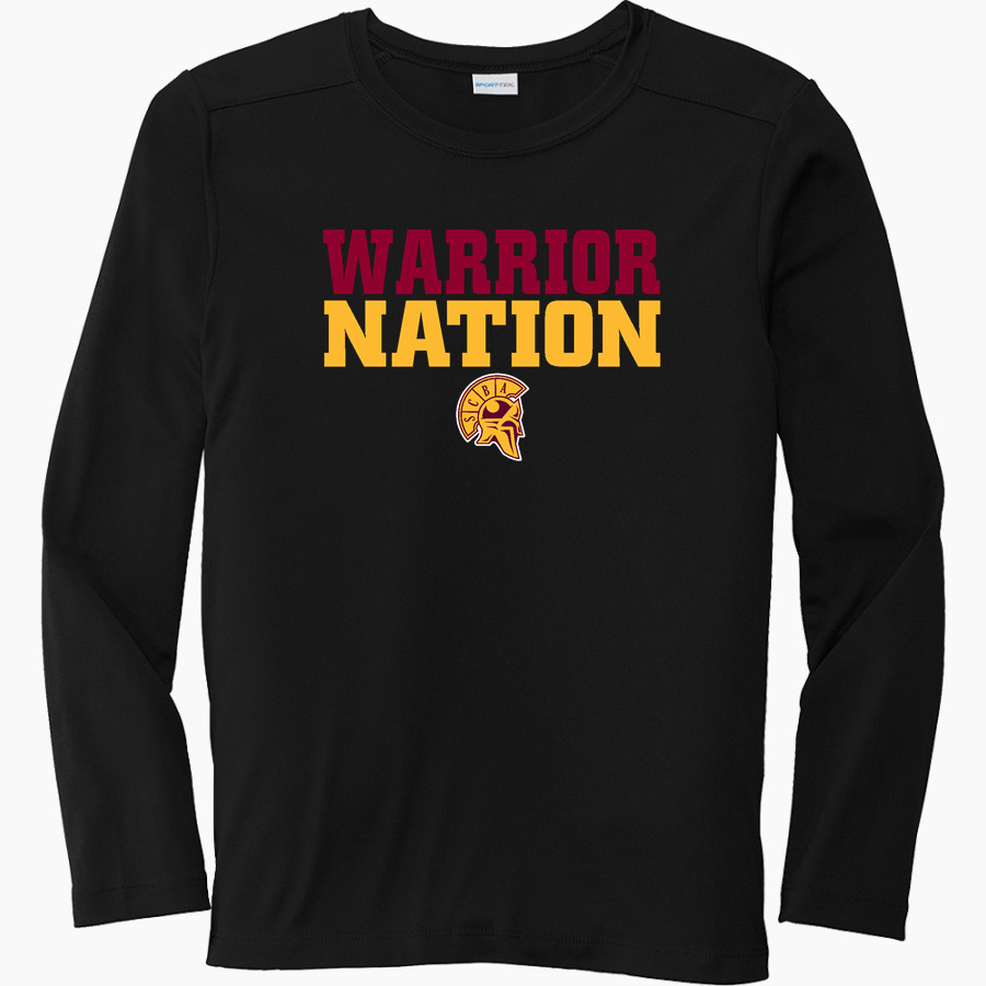 St. Charles Warriors Sport-Tek Youth Posi-UV Pro Long Sleeve T-Shirt