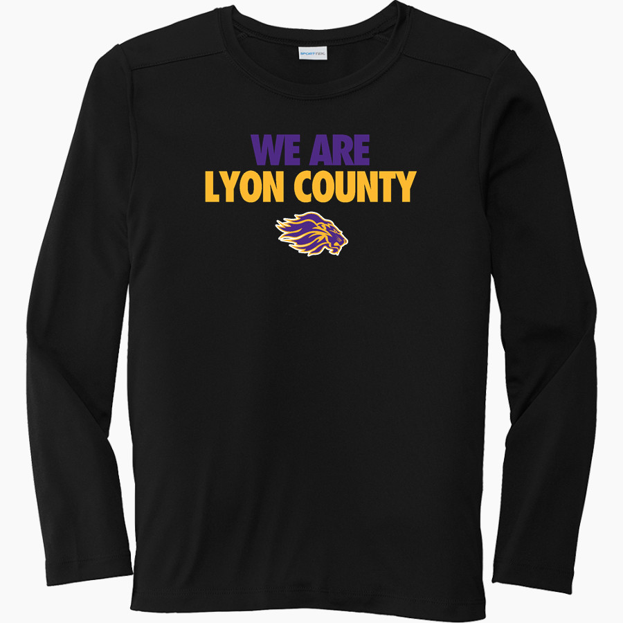 LYON COUNTY HIGH SCHOOL LYONS Sport-Tek Youth Posi-UV Pro Long Sleeve T-Shirt