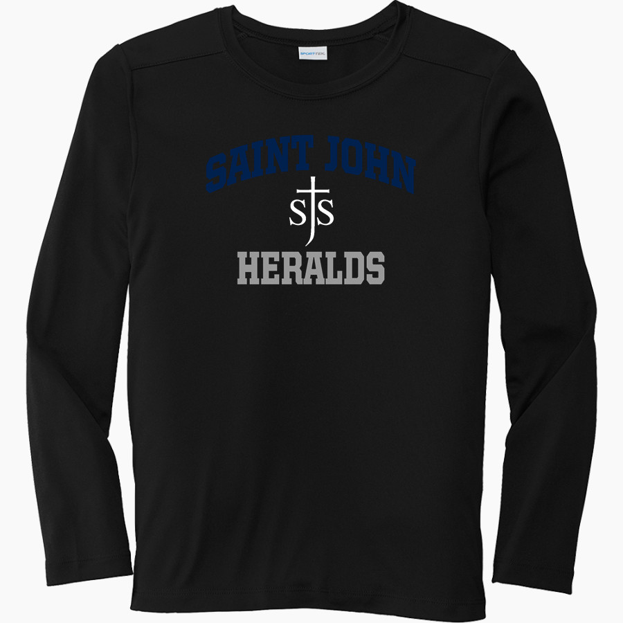 SAINT JOHN HERALDS <span class="pdp-name-mascot">SAINT JOHN HERALDS</span> Sport-Tek Youth Posi-UV Pro Long Sleeve T-Shirt